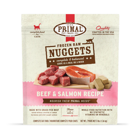 Primal Frozen Beef & Salmon - CAT