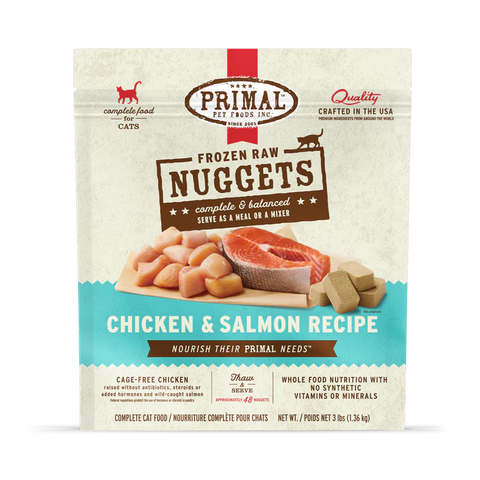 Primal Frozen Chicken & Salmon - CAT