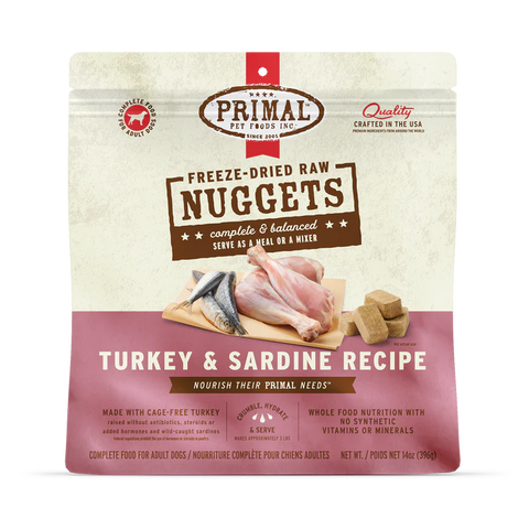 Primal Freeze-Dried Turkey & Sardines