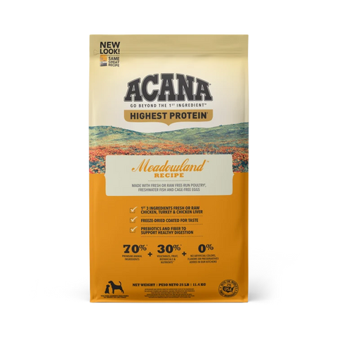 ACANA Highest Protein Meadowland Recipe