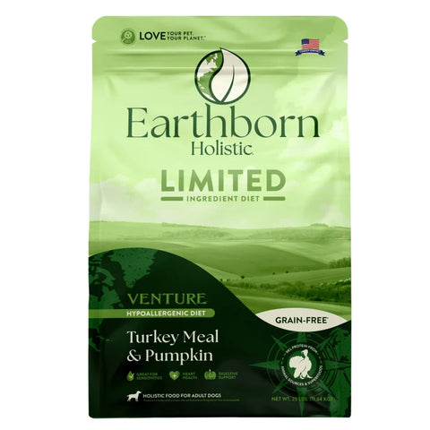 Earthborn Holistic Limited Ingredient Grain-Free Venture Turkey Meal & Pumpkin