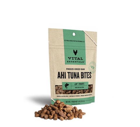 Vital Essentials Freeze-Dried Ahi Tuna Treats - CAT