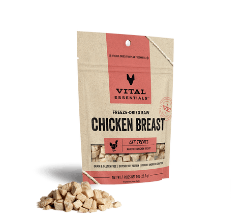 Vital Essentials Freeze-Dried Chicken Breast Treats - CAT