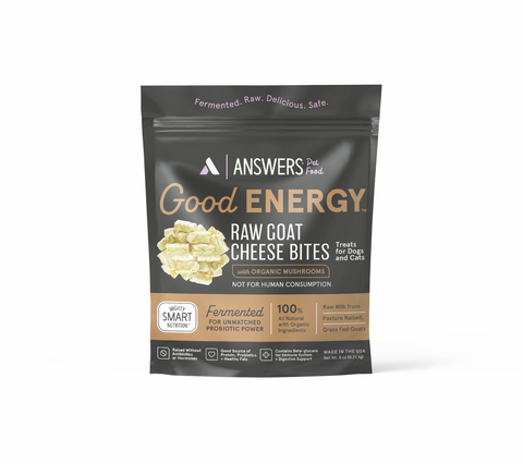 Answers Good Energy Raw Goat Cheese - Mushrooms