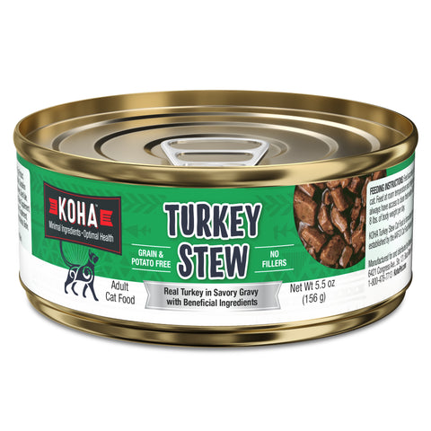Koha Minimal Ingredient Turkey Stew - CAT