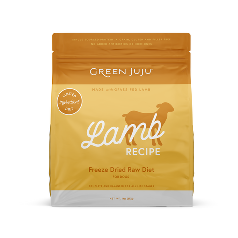 Green Juju Freeze Dried Raw Diet - Lamb Recipe