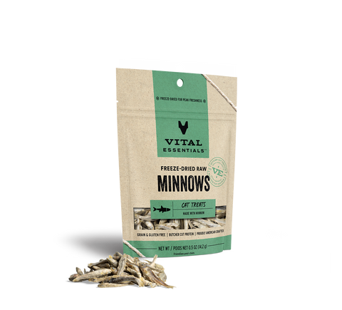Vital Essentials Freeze-Dried Minnow Treats - CAT