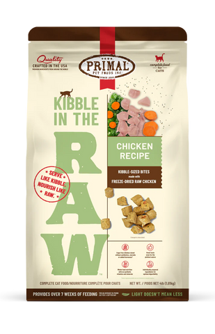 Primal Kibble in the Raw Freeze-Dried Chicken - CAT