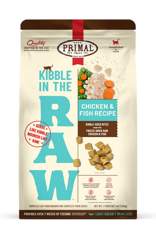 Primal Kibble in the Raw Freeze-Dried Chicken & Fish - CAT