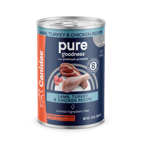 Canidae PURE Limited Ingredient - Lamb, Turkey & Chicken Recipe
