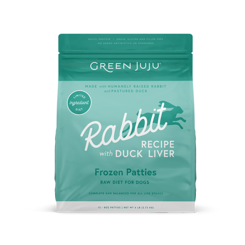 Green Juju Frozen Rabbit Recipe with Duck Liver