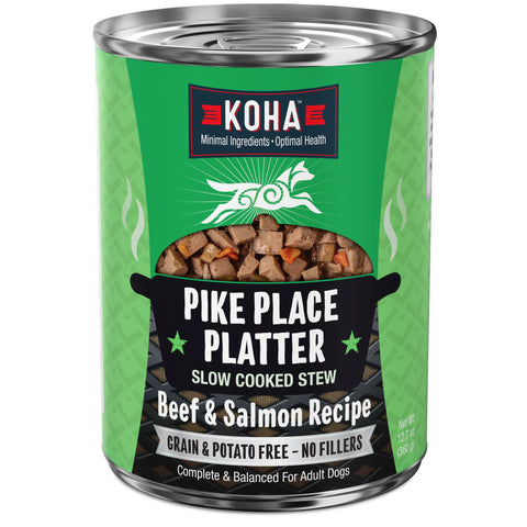 Koha Pike Place Platter Slow Cooked Stew Beef & Salmon Recipe