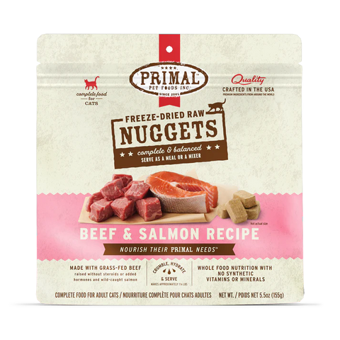 Primal Freeze-Dried Beef & Salmon - CAT