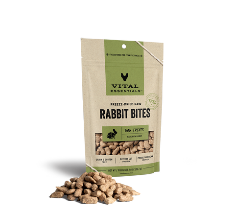 Vital Essentials Freeze-Dried Rabbit Bite Treats