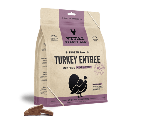 Vital Essentials Frozen Turkey Entree - CAT