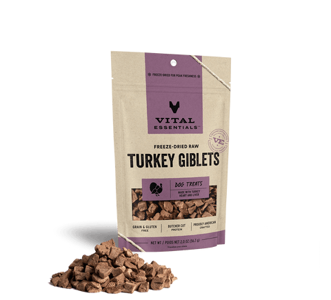 Vital Essentials Freeze-Dried Turkey Giblet Treats