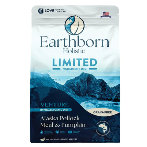 Earthborn Holistic Limited Ingredient Grain-Free Venture Pollock Meal & Pumpkin