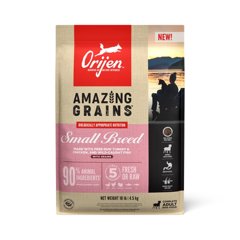 ORIJEN Amazing Grains Small Breed Recipe