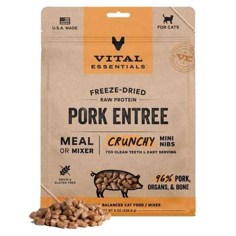 Vital Essentials Freeze-Dried Pork - CAT