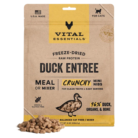 Vital Essentials Freeze-Dried Duck - CAT