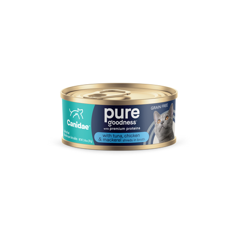 Canidae PURE Tuna, Chicken and Mackerel in Broth - CAT