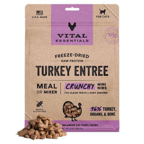 Vital Essentials Freeze-Dried Turkey - CAT