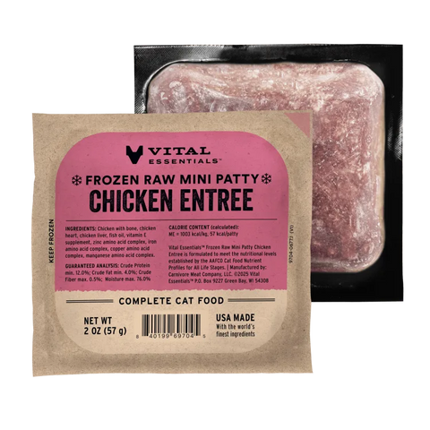 Vital Essentials Frozen Chicken Entree - CAT