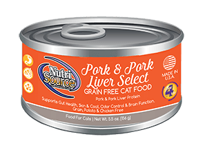 NutriSource Grain Free Pork & Pork Liver Select - CAT