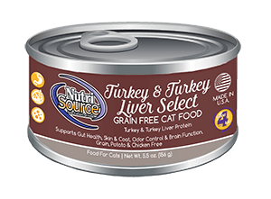 NutriSource Grain Free Turkey & Turkey Liver Select - CAT