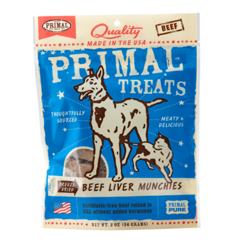 Primal Freeze-Dried Beef Liver Munchies Treat