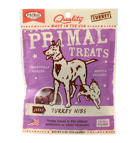 Primal Turkey Jerky Nib Treats